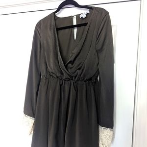 Olive cocktail dress